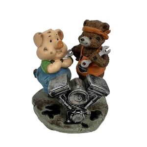 Harley-Davidson 1998 ThePig and Bear Mechanic Figurine